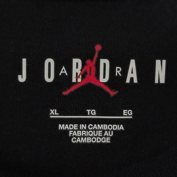 Nike Air Jordan Flight Artist Series By Jacob Rochester Black T-Shirt  Size XL. - Picture 10 of 13